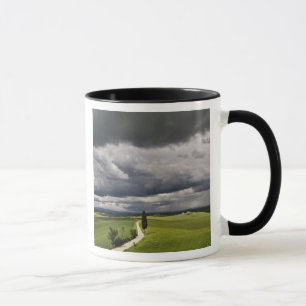 Mug Nuages de routes et de tempêtes, région rurale d