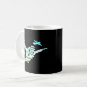 Mug Nuages de Skydiving (Devant gauche)
