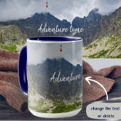 Mug Nuages de tempête au-dessus des montagnes