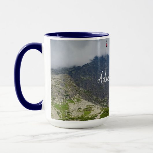 Mug Nuages de tempête au-dessus des montagnes (Gauche)