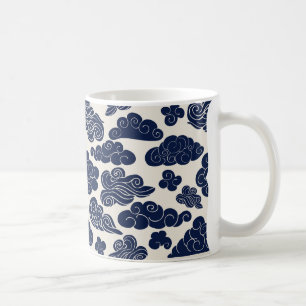 Mug Nuages délicieux de la boue Motif traditionnelle 