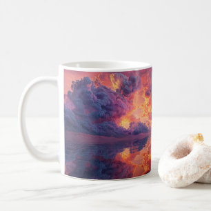 Mug Nuages Dramatiques Surréalistes Avec Coucher de So