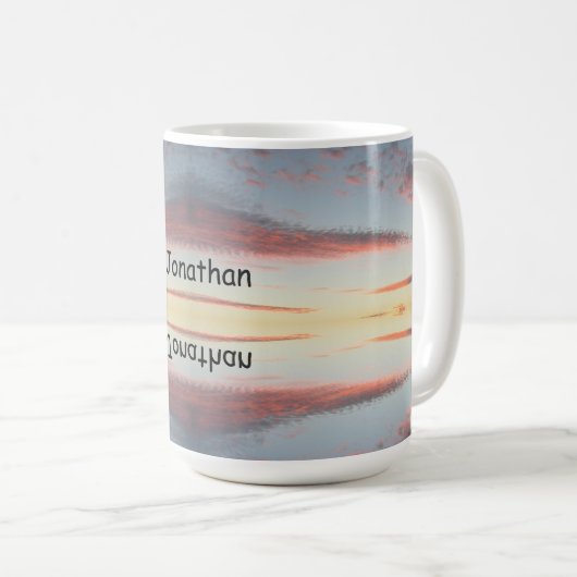 Mug - Nuages du coucher du soleil (Devant droit)