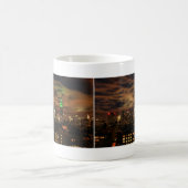 Mug Nuages éthériques : NYC Skyline, ESB noir et blanc (Centre)