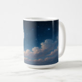 Mug Nuages lune et doux (Devant droit)