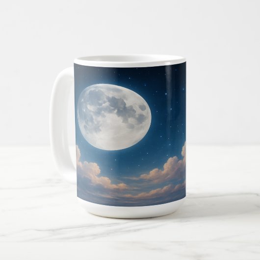 Mug Nuages lune et doux (Devant gauche)