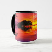 Mug Nuages majestueux et réflexion (Devant gauche)