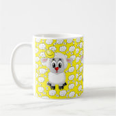 Mug Nuages Moutons Soleil Jaune (Gauche)