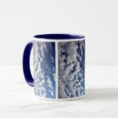 Mug Nuages Puffy Sur Ciel Bleu (Devant gauche)