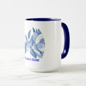 Mug Nuance bleue (Devant droit)