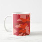 Mug Nuances de camouflage rouge (Gauche)