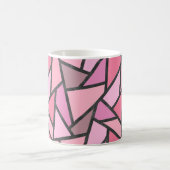 Mug Nuances de motif en vitrail de corail (Centre)