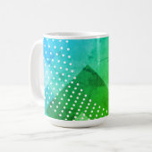 Mug Nuances de vert bleu (Devant gauche)