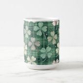 MUG NUANCES DE VERT TRÈFLES IRLANDAIS CELTIQUES (Centre)