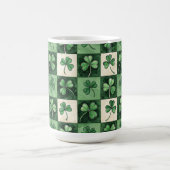 MUG NUANCES DE VERT TRÈFLES IRLANDAIS CELTIQUES (Centre)
