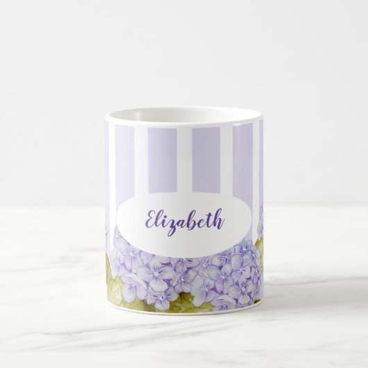 Mug Nuances Hydrangea Bleu Violet (Centre)