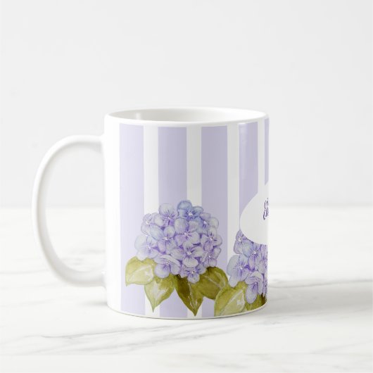 Mug Nuances Hydrangea Bleu Violet (Gauche)