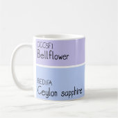 Mug Nuancier de peinture violette (Gauche)