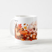 Mug Nubi automne mignon modifiable (Devant gauche)