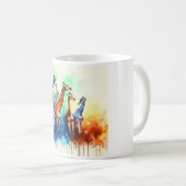Mug Nubian Giraffes AREF2202 - Watercolor (Devant droit)