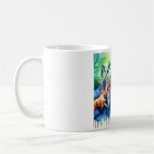 Mug Nubian Giraffes AREF2202 - Watercolor (Gauche)