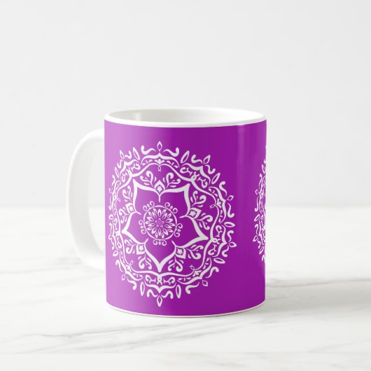 Mug Nudibranche Mandala (Devant gauche)