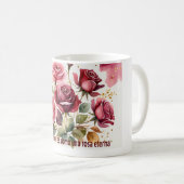 Mug 'Nuestro amor es como una rosa eterna (Devant droit)