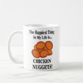 Mug Nugget de poulet Fast Food Drôle (Gauche)