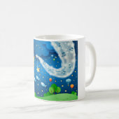 Mug Nuit avec musique et oiseaux (Devant droit)