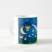 Mug Nuit avec musique et oiseaux (Devant gauche)