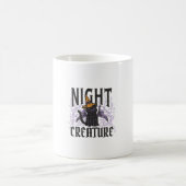 Mug Nuit Créature Drôle Halloween Chat (Centre)