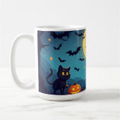 Mug Nuit de citrouille avec fantôme 🎃 (Gauche)