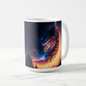 Mug Nuit de feu Dragon Scape (Devant droit)
