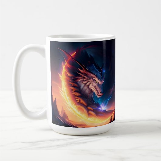 Mug Nuit de feu Dragon Scape (Gauche)