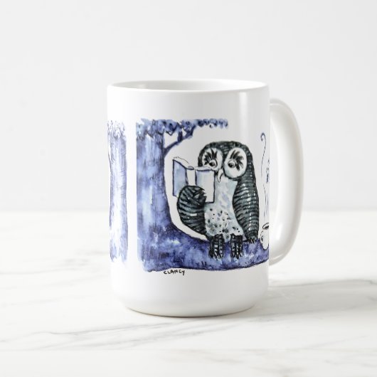 Mug Nuit de hibou (Devant droit)