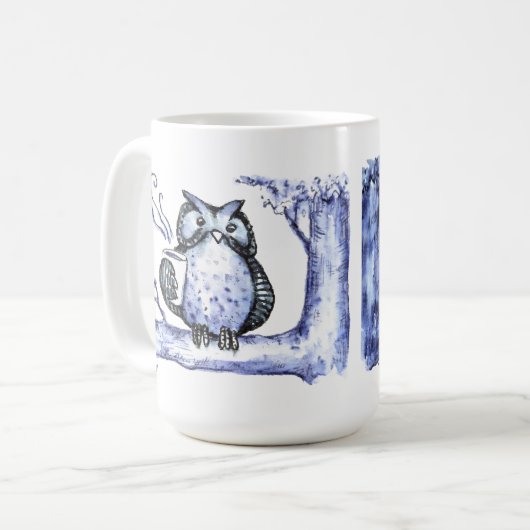 Mug Nuit de hibou (Devant gauche)