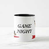 Mug Nuit de jeu _ Design de hockey (Centre)