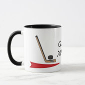 Mug Nuit de jeu _ Design de hockey (Gauche)