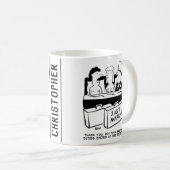 Mug Nuit de noces pour les jeunes mariés (Devant droit)