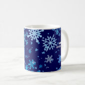 Mug Nuit de Noël neige (Devant droit)