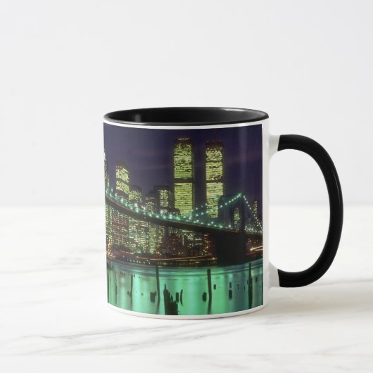 Mug Nuit de pont de Brooklyn @ (Droite)