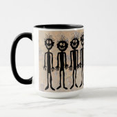 Mug Nuit des Gigglers à pied Petroglyph (Gauche)