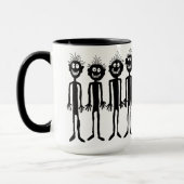 Mug Nuit des Gigglers à pied Petroglyph (Gauche)