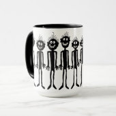 Mug Nuit des Gigglers à pied Petroglyph (Devant gauche)