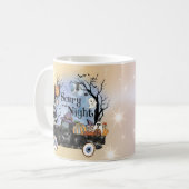 Mug Nuit d'Halloween effrayant (Devant gauche)
