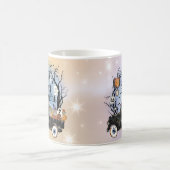Mug Nuit d'Halloween effrayant (Centre)