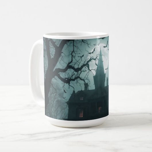 Mug Nuit éffrayante avec Jack-o'Lanterns (Devant gauche)