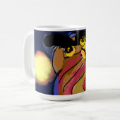 Mug Nuit étoile de hibou (Devant gauche)