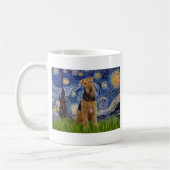 Mug Nuit étoilée - Airedale Terrier (#1) (Gauche)