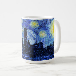 Mug Nuit étoilée au-dessus de New York City